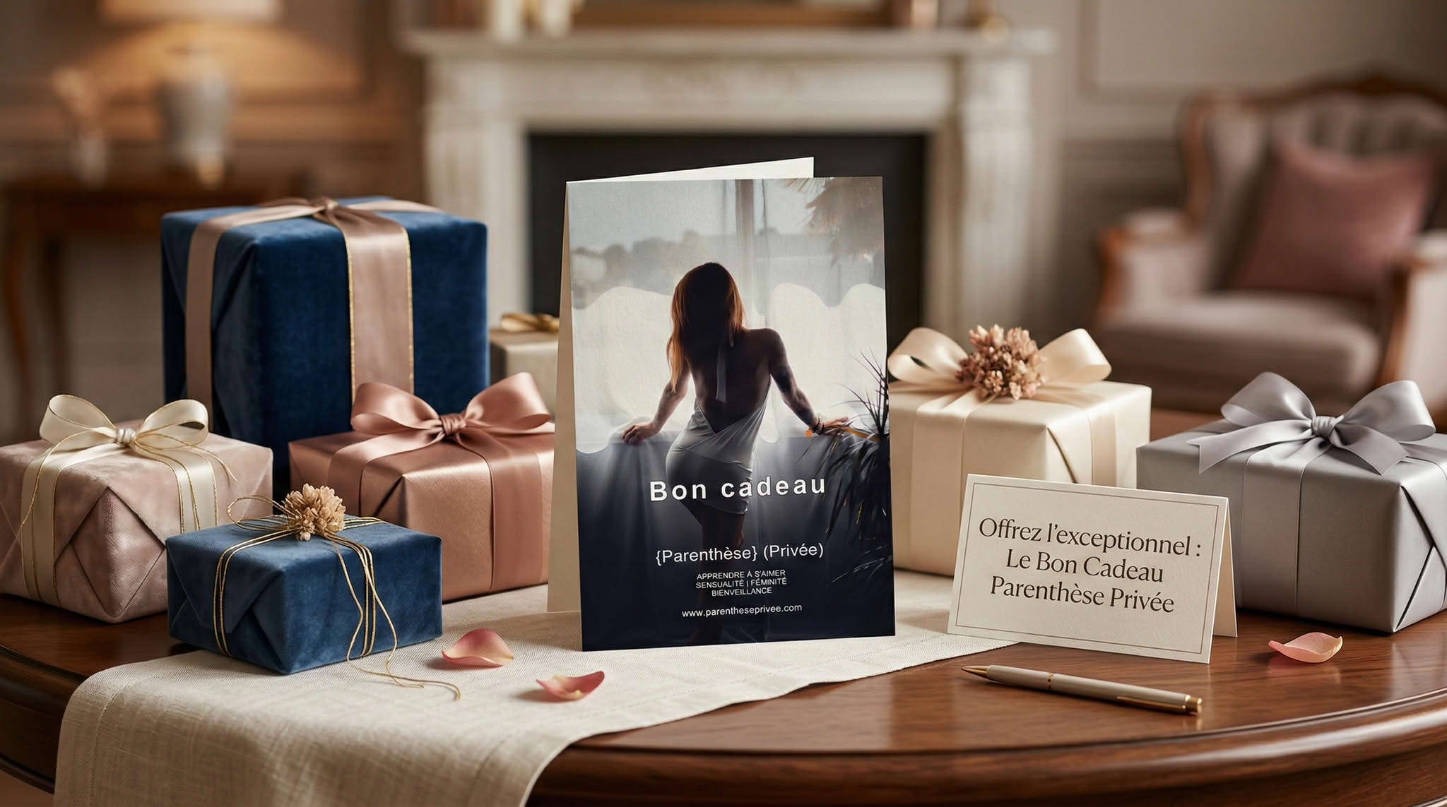 Bon cadeau pour séance photo boudoir au Mans en Sarthe – Parenthèse Privée